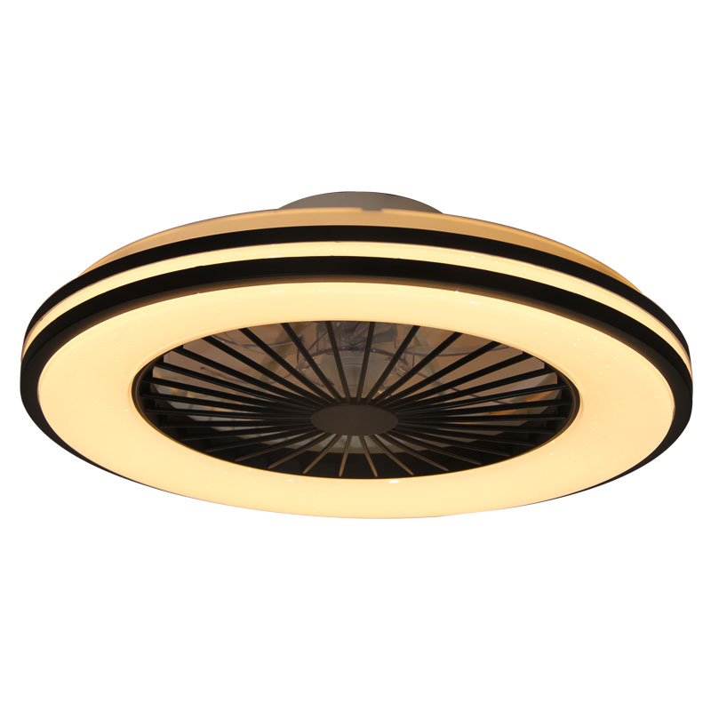 Modern, szabályozható mennyezeti ventilátor lámpa